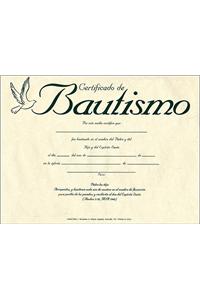 Certificate of Bautismo 6pk