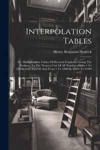 Interpolation Tables