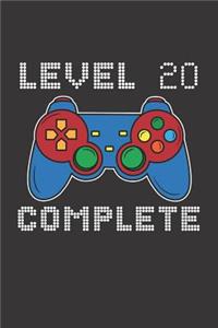 Level 20 Complete