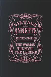 Vintage Annette Limited Edition the Women the Myth the Legend
