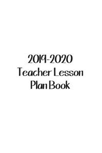 2019-2020 Teacher Lesson Plan Book