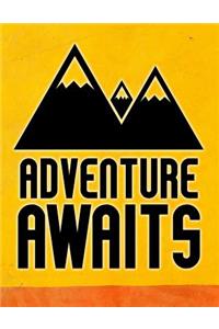 Camping Mountain Adventure Awaits Journal Notebook