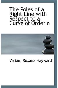 The Poles of a Right Line with Respect to a Curve of Order N