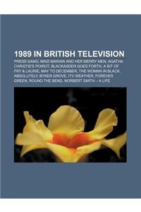 1989 in British Television