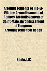 Arrondissements of Ille-Et-Vilaine