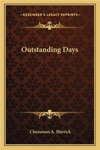 Outstanding Days