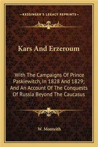 Kars and Erzeroum