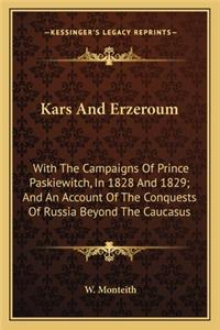 Kars and Erzeroum