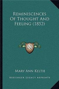 Reminiscences Of Thought And Feeling (1852)