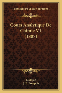 Cours Analytique De Chimie V1 (1807)