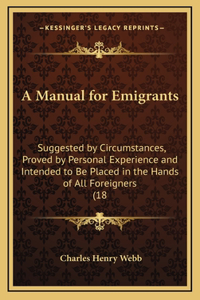 A Manual for Emigrants