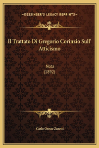 Il Trattato Di Gregorio Corinzio Sull' Atticismo
