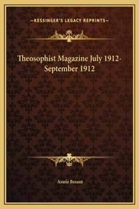 Theosophist Magazine July 1912-September 1912