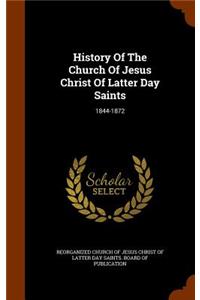 History Of The Church Of Jesus Christ Of Latter Day Saints