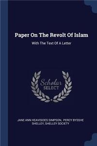 Paper On The Revolt Of Islam