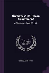 Divineness Of Human Government