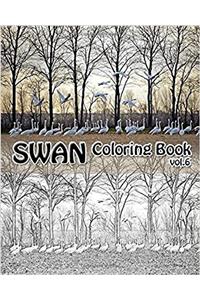 Swan Coloring Book: 6