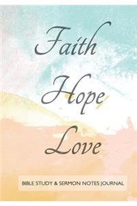 Bible Study and Sermon Notes Journal