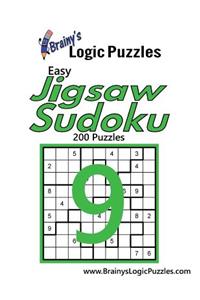 Brainy's Logic Puzzles Easy Jigsaw Sudoku #9