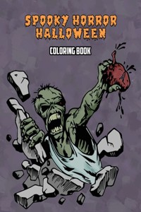 Spooky Horror Halloween Coloring Book