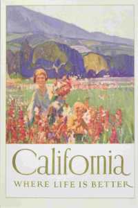 The Vintage Journal Woman and Child Picking Flowers