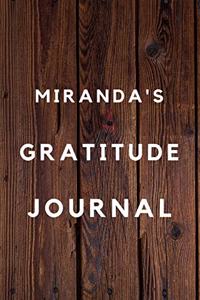 Miranda's Gratitude Journal