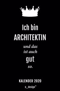 Kalender 2020 für Architekten / Architekt / Architektin
