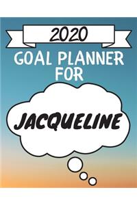 2020 Goal Planner For Jacqueline