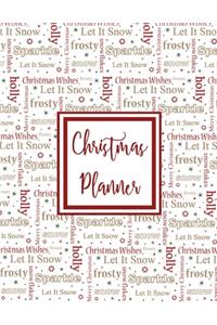 Christmas Planner: The Ultimate Christmas Holiday Organizer Journal Notebook