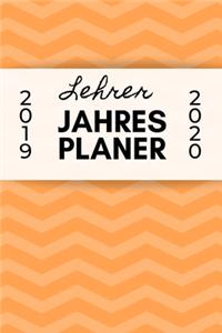 Lehrer Jahres Planer 2019 2020
