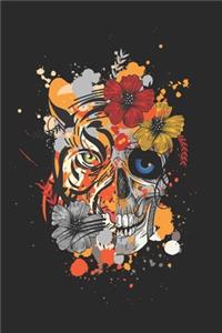 Tiger and Skull flower Floral Flowers