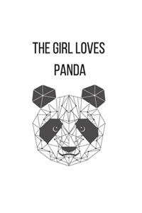 The Girl Loves Panda