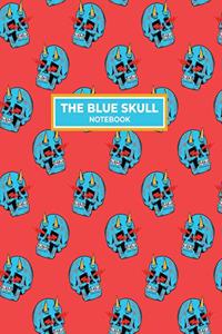 The Blue Devil Skull Notebook