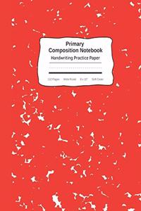 Primary Composition Notebook Handwriting Practice Paper
