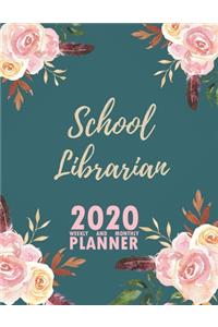 School Librarian 2020 Weekly and Monthly Planner