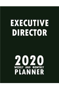 Executive Director 2020 Weekly and Monthly Planner
