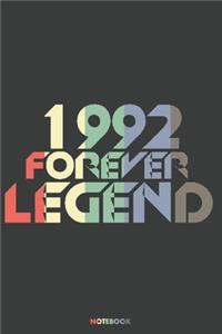 1992 Forever Legend Notebook