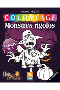 Monstres Rigolos - 4 livres en 1 - Edition nuit