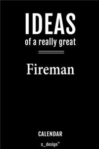 Calendar for Firemen / Fireman