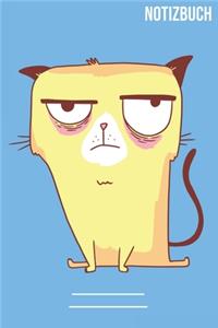 Grumpy Katze Notizbuch