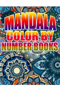 Mandala Color by Number Books