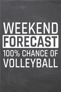 Weekend Forecast 100% Chance of Volleyball