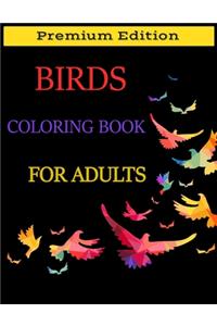 Birds Coloring Book for Adults