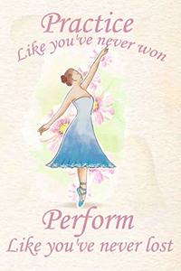 Practice like you've never won perform like you've never lost