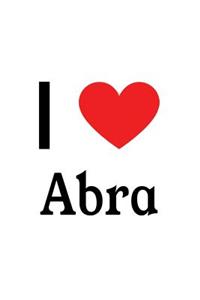 I Love Abra: Abra Designer Notebook