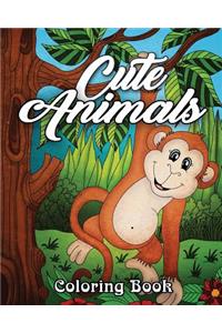Cute Animals Coloring Book