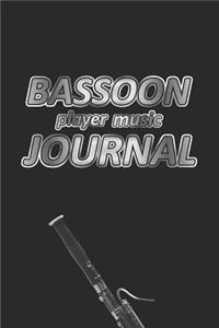 Bassoon Player Music Journal