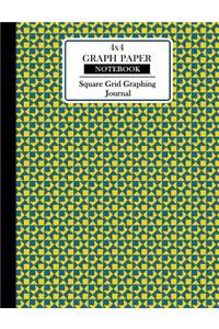 4x4 Graph Paper Notebook. Square Grid Graphing Journal