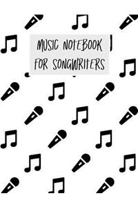 Music Notebook for Songwriters
