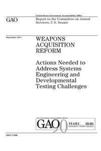Weapons acquisition reform